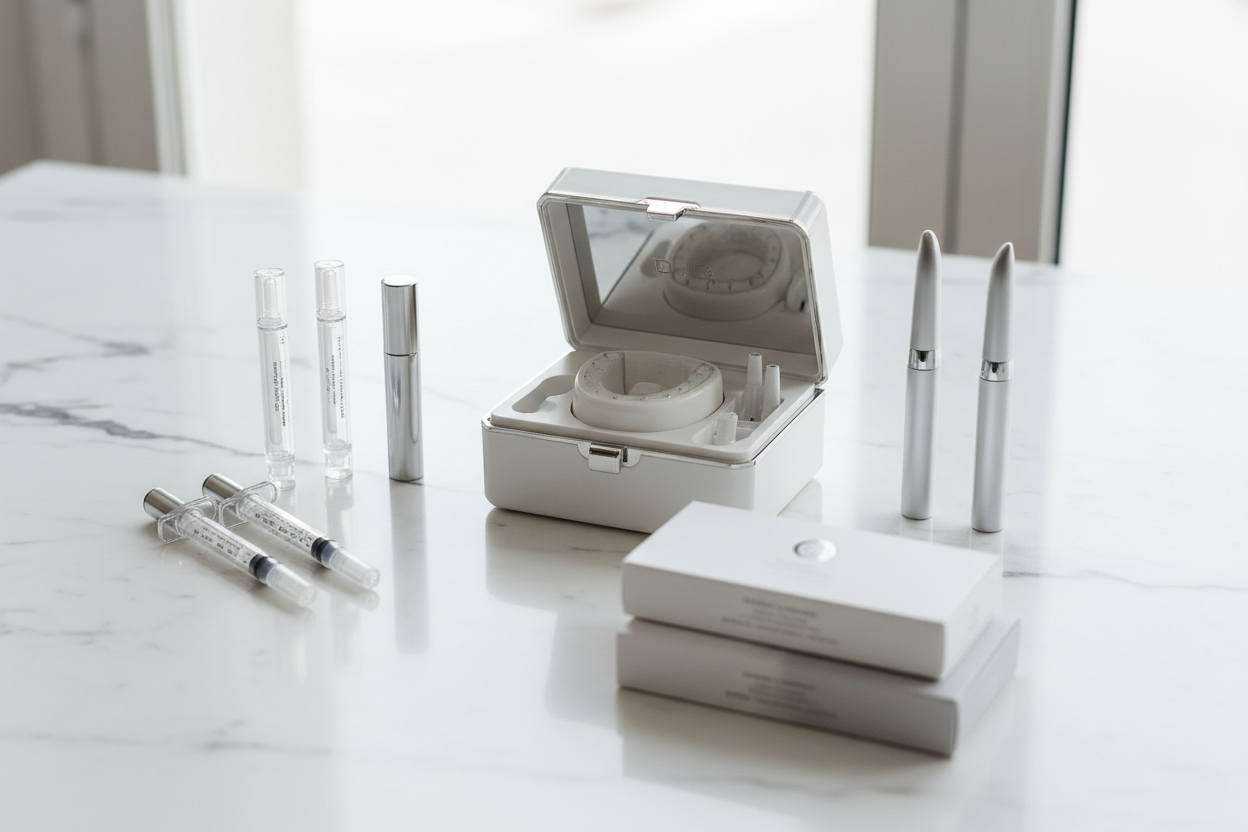 Zanaufhellungs Kits für Bleaching und Whitening Pen und strips